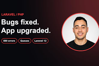 fix laravel bugs, errors and upgrade your php laravel app