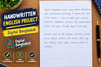 do professional handwriting and copy typing english