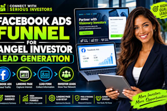 build a facebook ads funnel for angel investor lead generation
