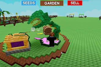 build a roblox full game, roblox simulator, grow a garden or brainrot game