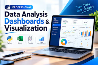 data analysis, excel dashboards, python data visualization