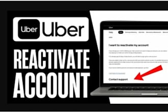 professional uber reactivation, spark reactivation, ubereat reactivation