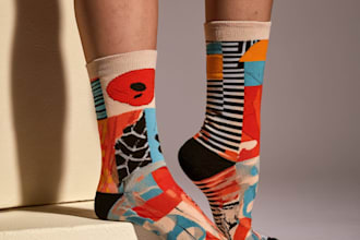 unique socks design and custom socks design