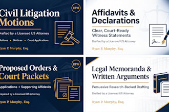 draft powerful civil litigation motions and applications