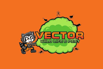 design wildlife control brand fresh logo