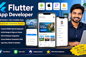 build flutter mobile app android ios flutterflow firebase app developer expert