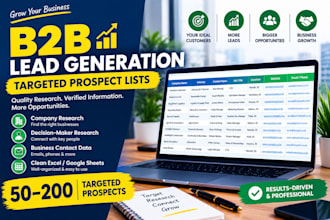 generate targeted b2b leads and build a prospect list