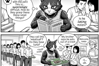 draw furry comic illustration, furry character sheet, anime manga, furry manga