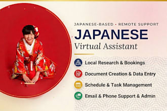 be your reliable japanese virtual assistant and admin support