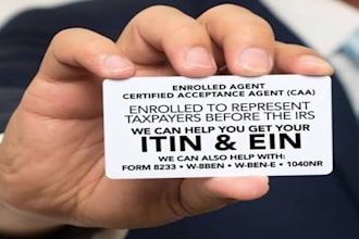 get your itin taxpayer identification number as an irs caa