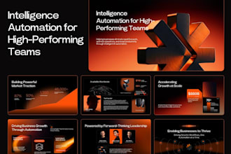 design a modern business powerpoint presentation