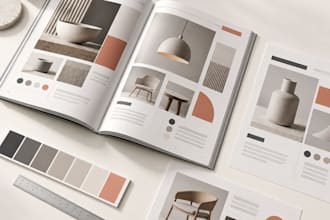 design professional catalogs and product sheets