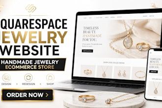 design squarespace jewelry website handmade jewelry ecommerce store design