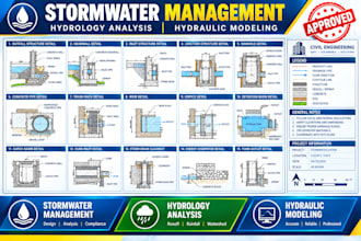 civil engineer stormwater  management hydrolgy hydraulics report  flood analysis