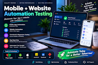 perform automated testing for your website and mobile app
