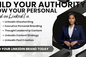ghostwrite linkedin posts and build your executive personal brand