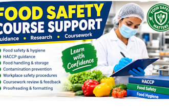 provide professional food safety training course support