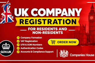 do UK ltd company registration, UK company formation, vat registration, utr, eor