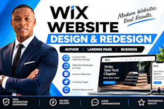 design wix redesign wix website author sites landing page wix expert wix startup