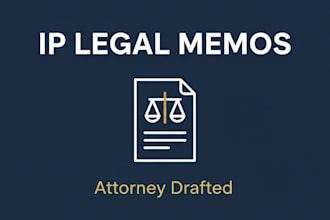 draft an authoritative legal memo on intellectual property law