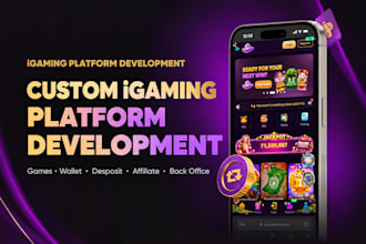 develop custom igaming and gamble website