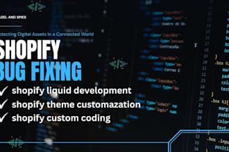 fix shopify store bugs, errors, liquid and coding problems