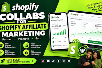 setup shopify collab app for shopify affiliate and influencer marketing