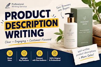 write engaging product descriptions for your online store