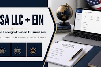 register usa llc and ein for non US owned business and foreign owned