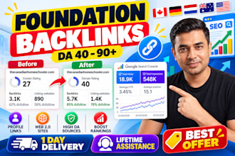 build foundation backlinks with white hat SEO link building