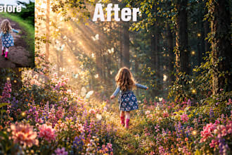 do ai art generation and advanced photoshop photo manipulation