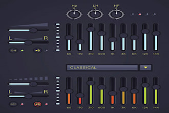 develop and design plugin branding and UI layout for audio software