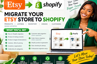migrate etsy store to shopify products listings inventory orders customer data