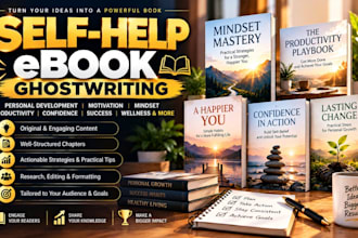 ghostwrite self help ebook, personal development, and motivational book