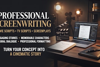 write a professional screenplay movie script or TV script