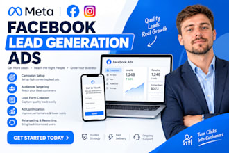 create facebook lead generation ads, meta ads and instagram campaigns