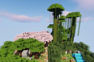 build a custom minecraft server spawn, lobby or minigame map
