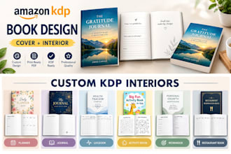 design a professional amazon KDP book cover and interior
