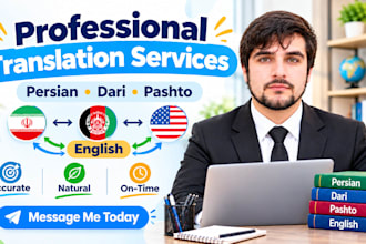 translate dari, pashto and persian to english and vice versa
