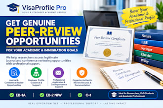 help researchers identify peer review and journal reviewer opportunities