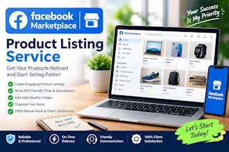 manage facebook marketplace product listings