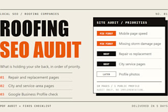 audit your roofing SEO to get found on google and ai search