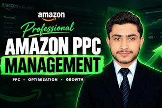 setup optimize and manage amazon PPC campaigns sponsored ads
