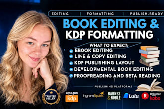 book editing and formatting, manuscript formatting and developmental book editor