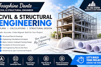 civil and structural engineer for plans calculations and structural design
