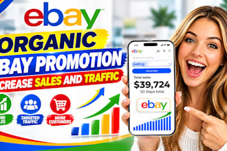 do organic ebay store promotion to increase ebay traffic and sales