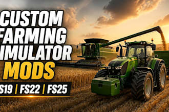 transform farming simulator 25 into realistic farming simulation gameplay