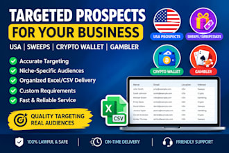 deliver profitable sweeps lead, usa lead, crypto wallet lead, gambler leads