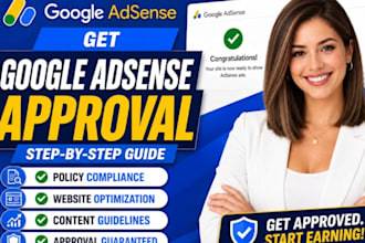 get guaranteed google adsense approval and fix adsense website issue