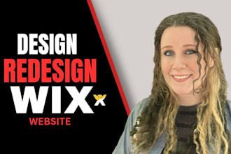 design and build wix studio website wix website redesign